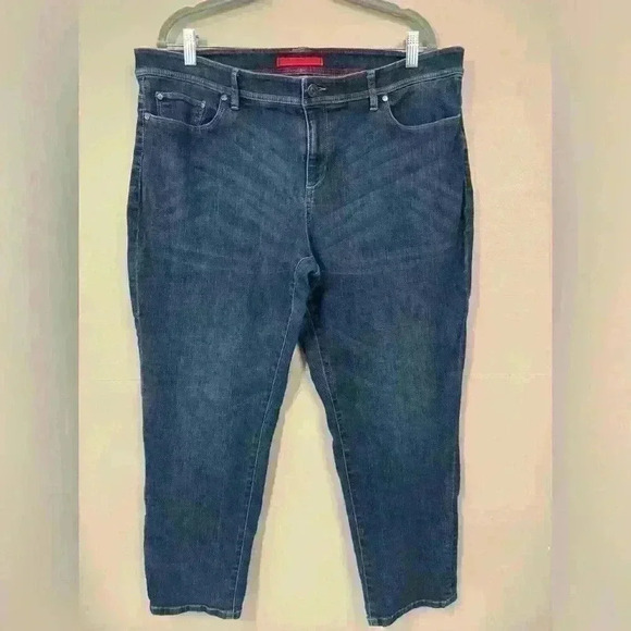 L.L. Bean Denim - L.L. Bean Blue Jeans 18 Regular Tapered Leg Classic Mid Rise Vintage Denim